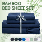 Bamboo Cooling Sheet Set - 2000TC 4-Piece 40cm Deep-Pocket Bedding – additional product view 13