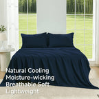 Bamboo Cooling Sheet Set - 2000TC 4-Piece 40cm Deep-Pocket Bedding – additional product view 14