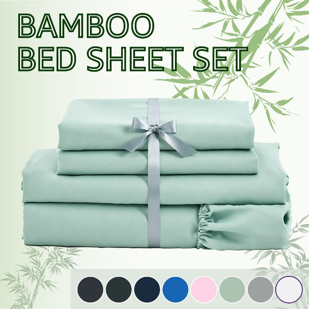 Bamboo Cooling Sheet Set - 2000TC 4-Piece 40cm Deep-Pocket Bedding – additional product view 15