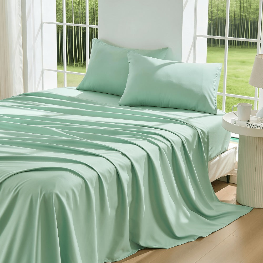 Bamboo Cooling Sheet Set - 2000TC 4-Piece 40cm Deep-Pocket Bedding – additional product view 16