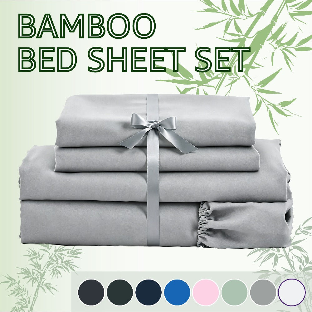 Bamboo Cooling Sheet Set - 2000TC 4-Piece 40cm Deep-Pocket Bedding – additional product view 17