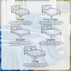 Bamboo Cooling Sheet Set - 2000TC 4-Piece 40cm Deep-Pocket Bedding – close-up product details