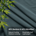 Bamboo Cooling Sheet Set - 2000TC 4-Piece 40cm Deep-Pocket Bedding – feature reference