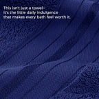Bamboo Cotton Bath Towel Set - for Bathroom with Practical Design – additional product view 11