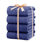 Bamboo Cotton Bath Towel Set - for Bathroom with Practical Design – feature reference