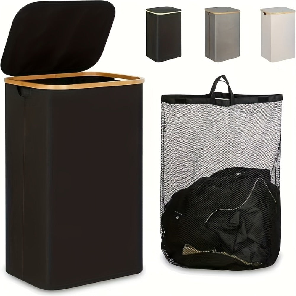 Bamboo Foldable Laundry Basket product detail 11