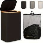 Bamboo Foldable Laundry Basket product detail 11