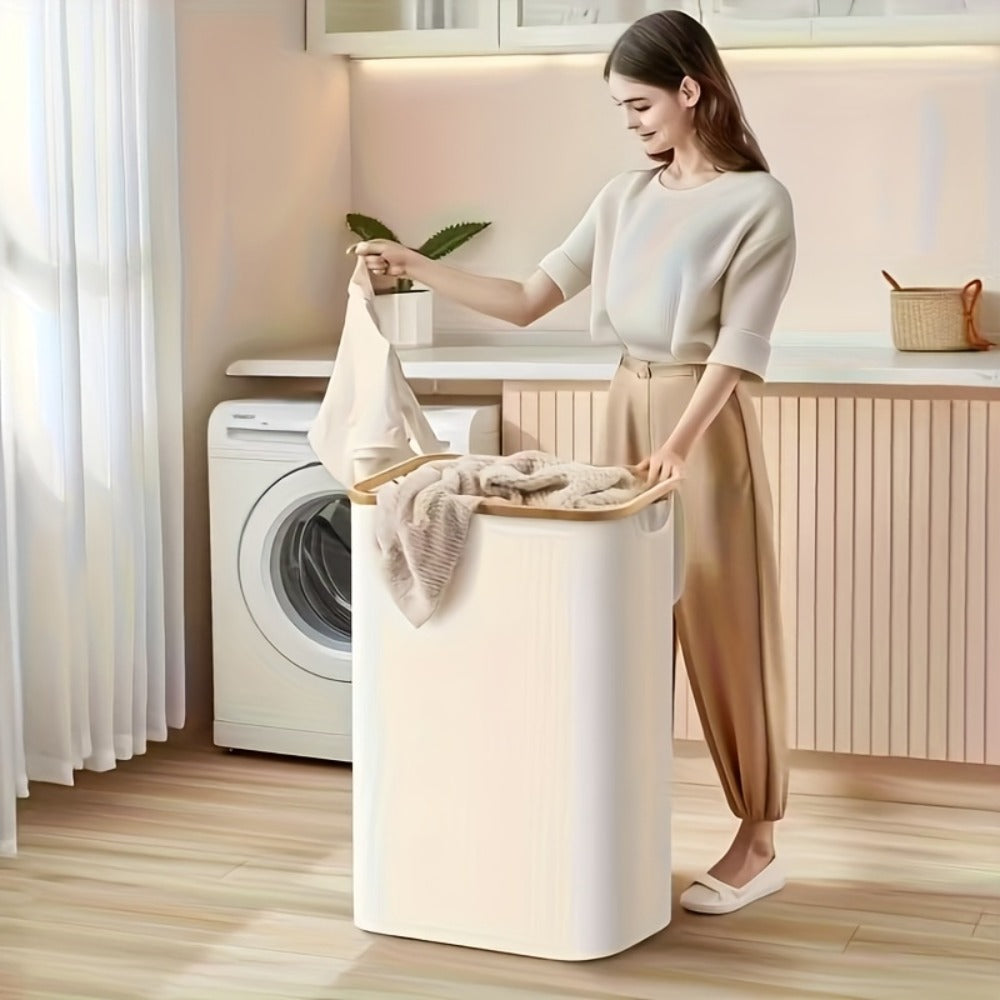 Bamboo Foldable Laundry Basket product detail 13