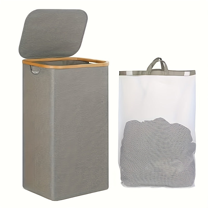 Bamboo Foldable Laundry Basket product detail 16