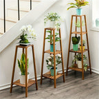 Bamboo Plant Stand – Patio Balcony Display & Outdoor Garden Use – additional product view