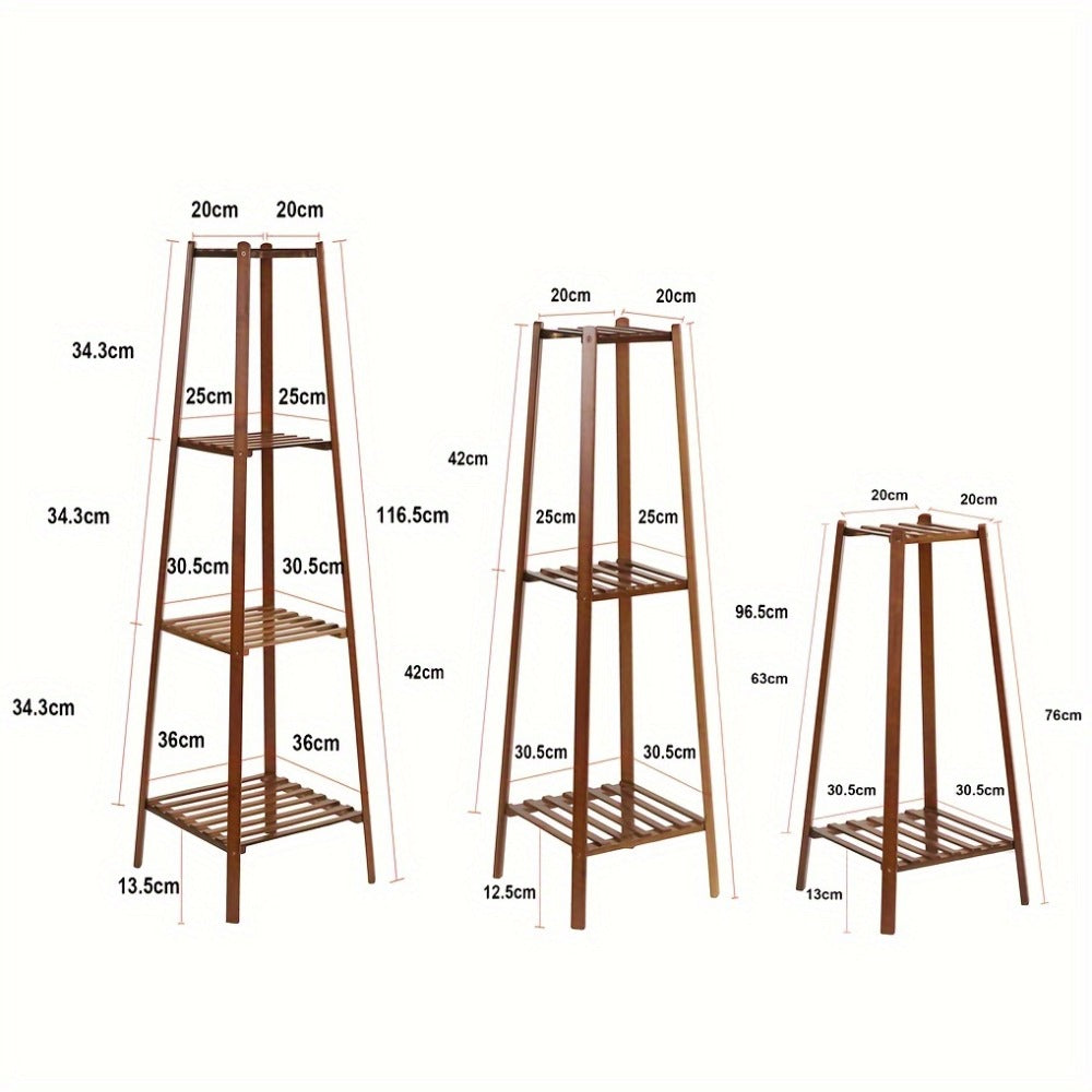 Bamboo Plant Stand – Patio Balcony Display & Outdoor Garden Use – design and construction details