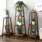 Bamboo Plant Stand – Patio Balcony Display & Outdoor Garden Use – additional product view 9