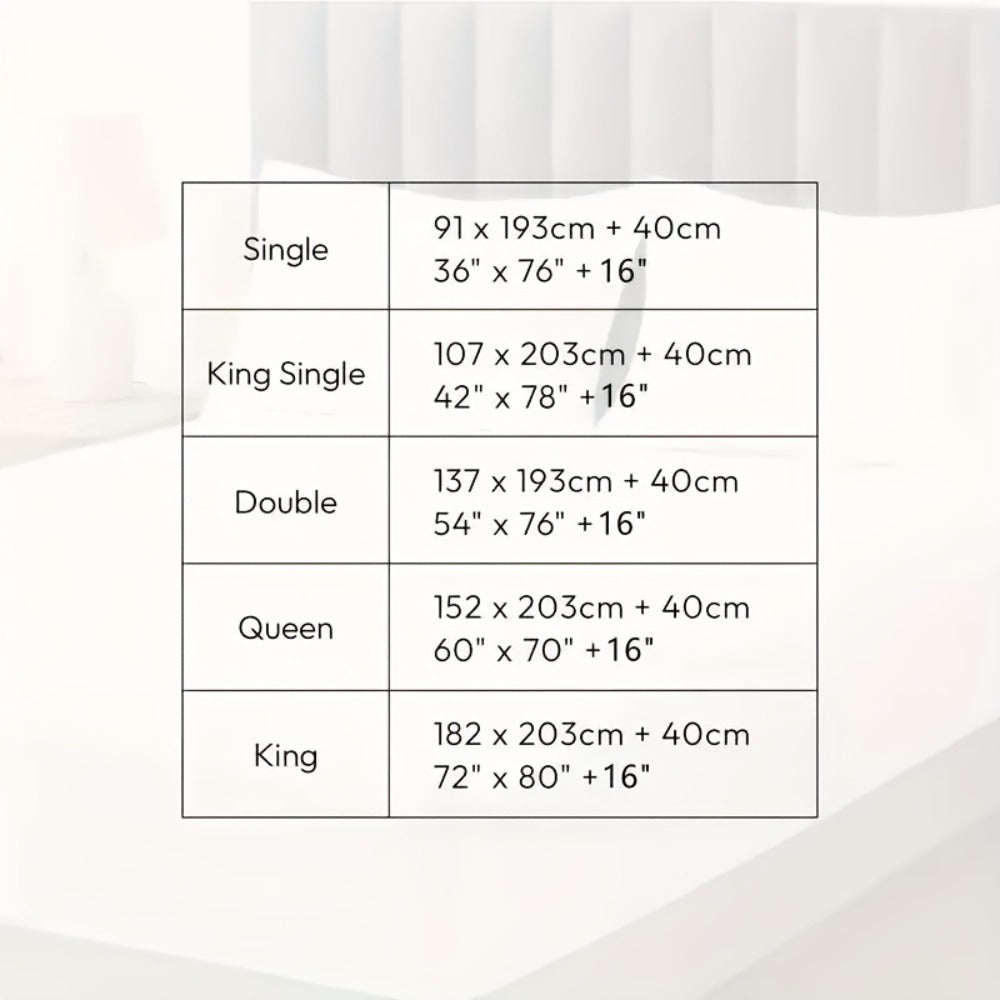 Bamboo Viscose Fitted Sheet – 2200TC 53.34cm Deep Pocket – design and construction details