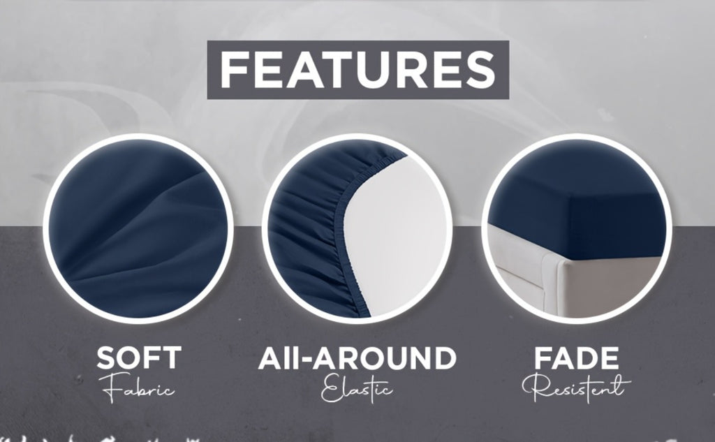 Bamboo Viscose Fitted Sheet – 2200TC 53.34cm Deep Pocket – additional product view 19