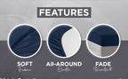 Bamboo Viscose Fitted Sheet – 2200TC 53.34cm Deep Pocket – additional product view 19