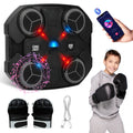 Smart Music Boxing Trainer USB Charging ABS Material, Suitable for Agility And Fitness Training, Adjustable Resistance And Multi Directional Perforation Tracking, Equipped with Light Training Mat, Suitable for Home Gym Exercise, Christmas Gift