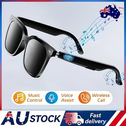 Smart Audio Sunglasses, HD Voice Call And HIFI Music Quality Wireless Glasses, UV Protection Sunglasses, Suitable for Sports, Driving, And Daily Home Wear, Stereo Sound Quality Wireless Headphone Glasses