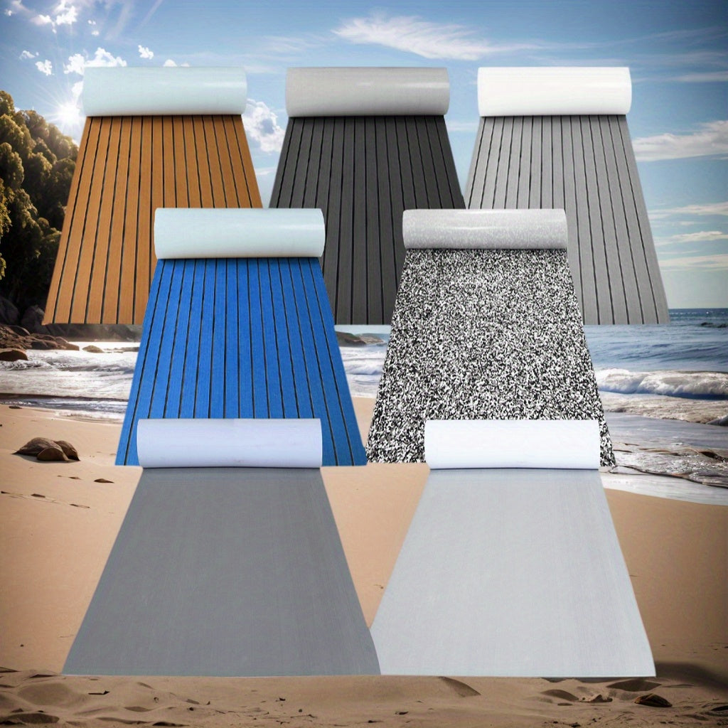 90*240cm Brown EVA Foam Marine Teak Decking Ideal Yacht Boat Flooring Carpet