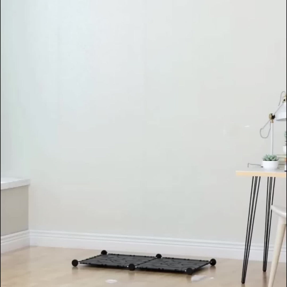 Black 8-Cube Modular Storage Shelf - bedrooms, dorms and rental homes – additional product view 14