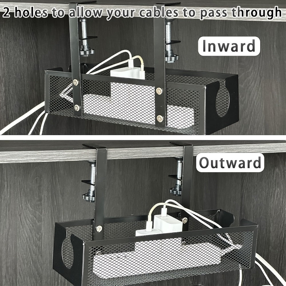Clamp-On Under-Desk Cable Management Tray detail view 6 for Australian shoppers