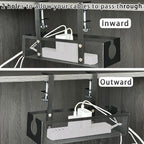 Clamp-On Under-Desk Cable Management Tray detail view 6 for Australian shoppers