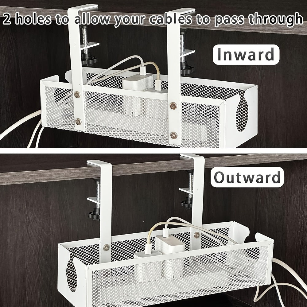 Clamp-On Under-Desk Cable Management Tray detail view 8 for Australian shoppers