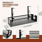 Clamp-On Under-Desk Cable Management Tray detail view 2 for Australian shoppers