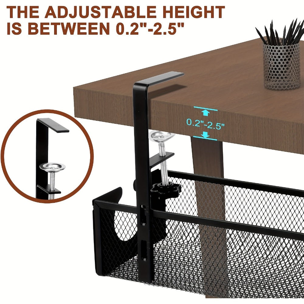 Clamp-On Under-Desk Cable Management Tray detail view 7 for Australian shoppers