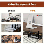 Clamp-On Under-Desk Cable Management Tray detail view 4 for Australian shoppers