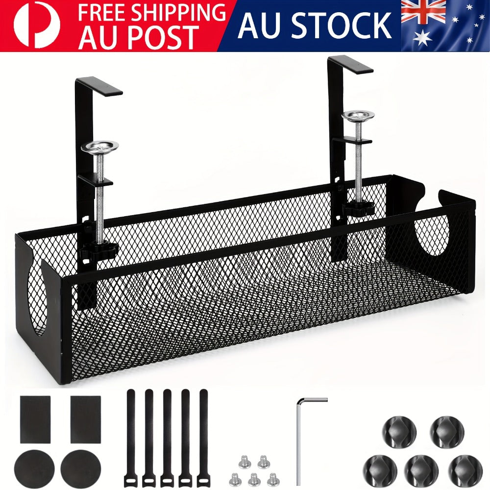 Clamp-On Under-Desk Cable Management Tray detail view 5 for Australian shoppers