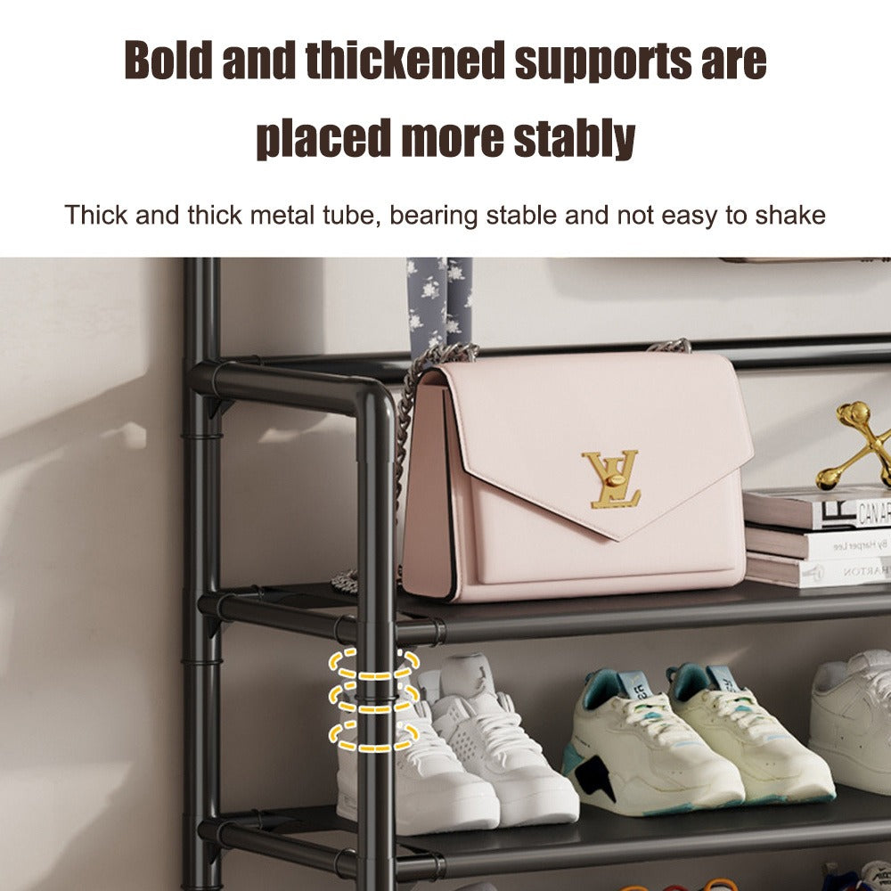 Black Freestanding Shoe Rack product detail 8