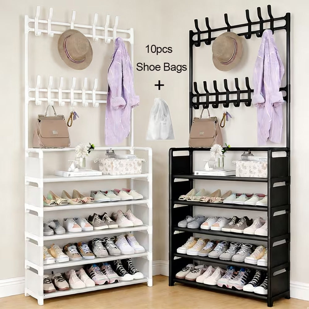Black Freestanding Shoe Rack product detail 2