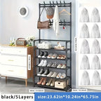 Black Freestanding Shoe Rack product detail 4