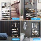 Black Freestanding Shoe Rack product detail 11