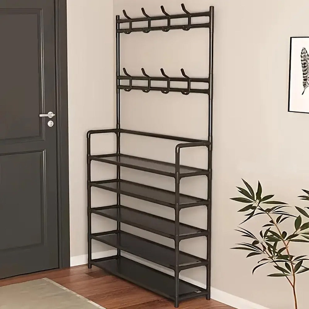 Black Freestanding Shoe Rack product detail 14