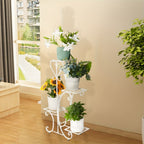 Black Metal Plant Stand - Outdoor Flower Pot Display Rack – additional product view 10
