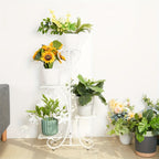 Black Metal Plant Stand - Outdoor Flower Pot Display Rack – additional product view 11