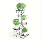 Black Metal Plant Stand - Outdoor Flower Pot Display Rack – additional product view 12