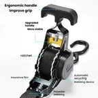 Black Retractable Ratchet Tie-Down Straps product detail 4