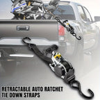 Black Retractable Ratchet Tie-Down Straps product detail 10