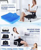 Washable Honeycomb Gel Seat Cushion detail view 6 for Australian shoppers