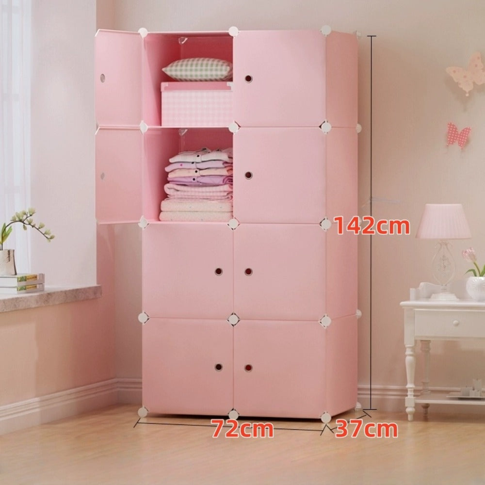 Blue 8-Cube Modular Storage Shelf - bedrooms, dorms and rental homes – main product view