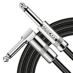 Braided Guitar Instrument Cable main product view for Australian shoppers