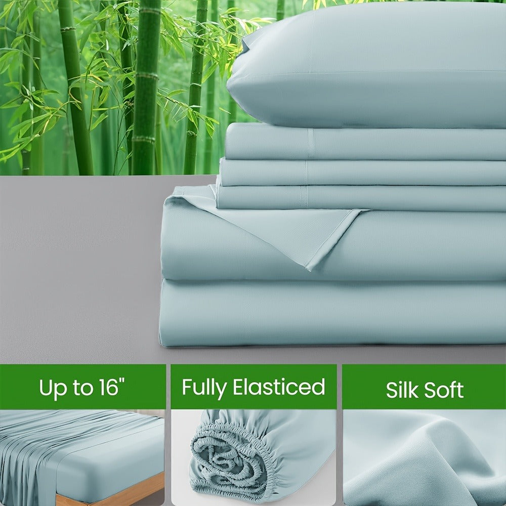 Bamboo Blend Bed Sheet Set product detail 11