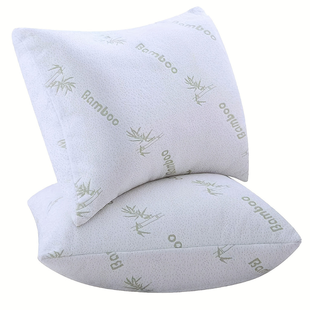 Breathable Bamboo Pillow Protector Set - bedrooms and guest-room – alternate design view