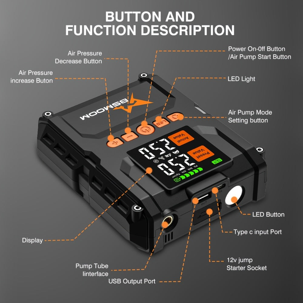 BSMOOM Portable Car Jump Starter product detail 12