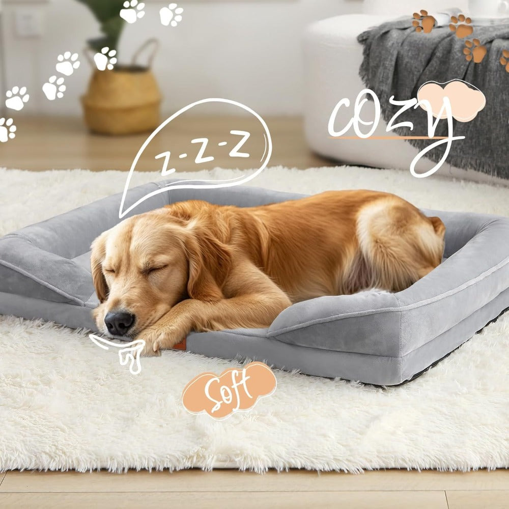 Large Memory Foam Dog Sofa Bed detail view 6 for Australian shoppers