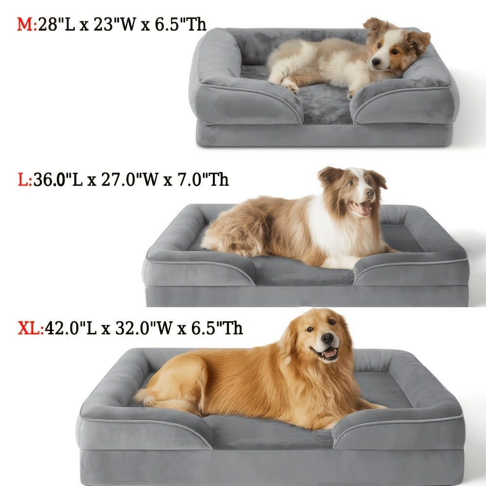 Large Memory Foam Dog Sofa Bed detail view 2 for Australian shoppers