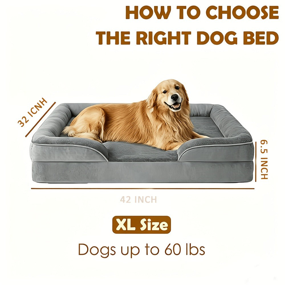 Large Memory Foam Dog Sofa Bed detail view 7 for Australian shoppers