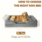 Large Memory Foam Dog Sofa Bed detail view 7 for Australian shoppers